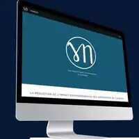 Aperçu de la page d'accueil de Simbios sur un écran d'ordinateur