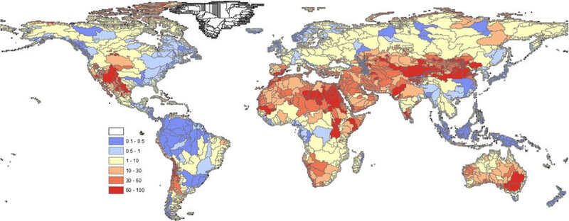 Le prélèvement d'un même volume ne compte pas autant en fonction des réserves d'eau.