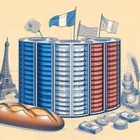 Un centre de données regroupant l'ensemble des symboles de la France.