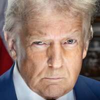 La photo officielle de Donald Trump pour sa deuxième investiture.