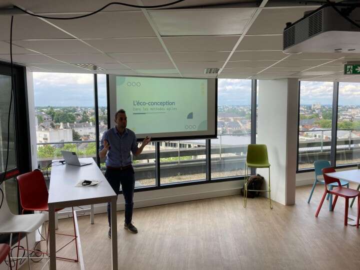 Conférence Eco-conception agile dans les locaux de Daveo